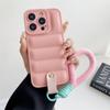 Роскошный пуховик с чехлами для телефонов со шнурком для iPhone 16 15 14 13 Pro Max 12 11 XS XR 8 7 Plus Мягкий силиконовый противоударный чехол