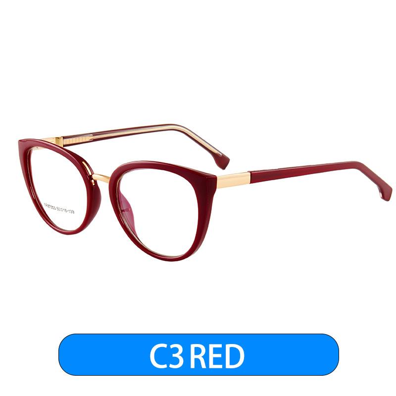 Elegant Women'S Reading Glasses Ultralight Fashion Pink Eyeglasses Cat Eye Anti-Blue Light Eyewear For Female Lectura