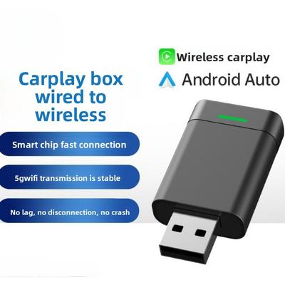 Беспроводной блок CarPlay Адаптер Android Auto 2 в 1 для бесшовного подключения автомобиля