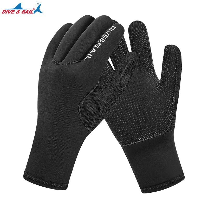 3mm Neoprene Diving Gloves Surfing Snorkeling Swimming Cold Water Protection Anti-Slip Wear-Resistant Hand Gear