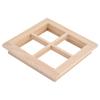 1:12 Dollhouse Window Miniature Wooden Unpainted Simulated Winder Decoration Accessories