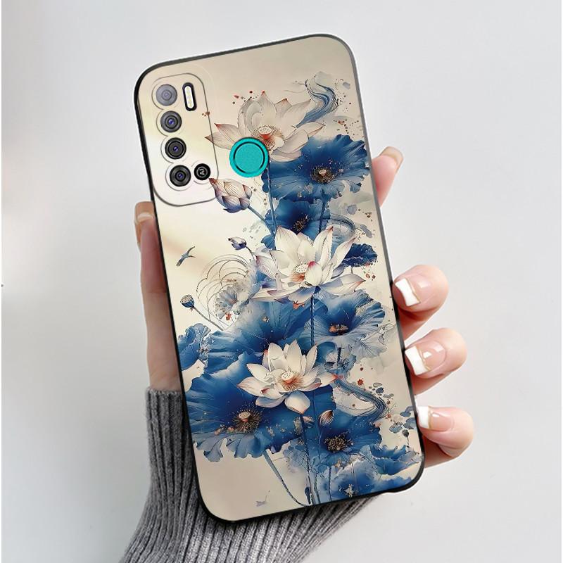 Защитный противоударный мягкий чехол для телефона Tecno LC7/Pouvoir 4/Pouvoir 4 Pro/LC8/Spark Power 2 Черный чехол Уникальный дизайн Обложка