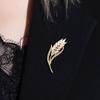 Ears Opal Brooch High End Coat Corsage Sweater Pin Temperament Let Of The Bare Buckle Needle Woman