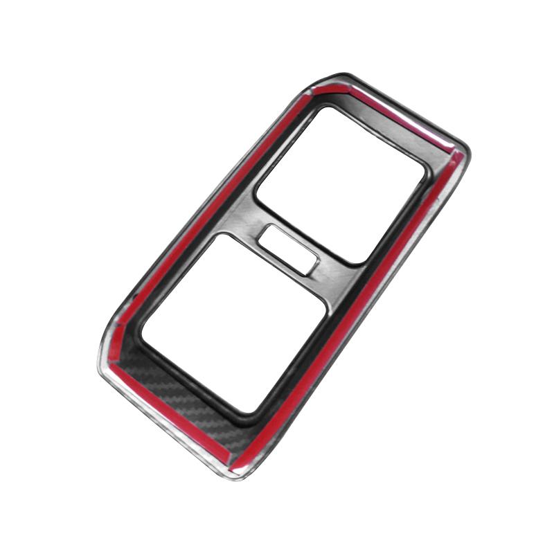 Для Toyota RAV4 XA50 2019 2020 2021 2022 2023 2024 ABS Автомобильный задний кондиционер вентиляционные отверстия отделка крышки наклейки аксессуары