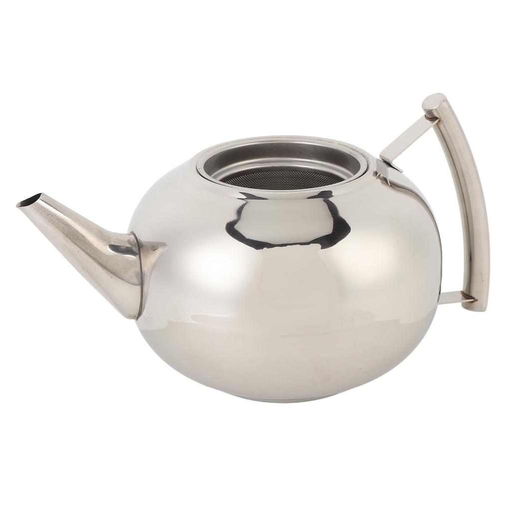 Чайник из нержавеющей стали, герметичный, с эргономичной боковой ручкой, чайник с отсоединяемым инфузором, 2000 мл