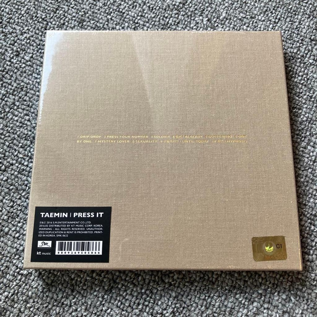 [USED] SHINee Taemin Press It Korean Edition Taemin