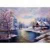 5D алмазная живопись Зимняя Природа вышивка крестиком Мозаика картина из стразов Diy Алмазная вышивка полный набор Декор снежного пейзажа