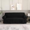 1/2/3/4 Seater Seersucker Sofa Slipcover High Stretch Couch Cover Thick Corner Sofa Protector Elastic Corner Couch Covers