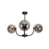 Ceiling Hanging Lamp Black Glass Shade Graphite 15-122 Esti Ned