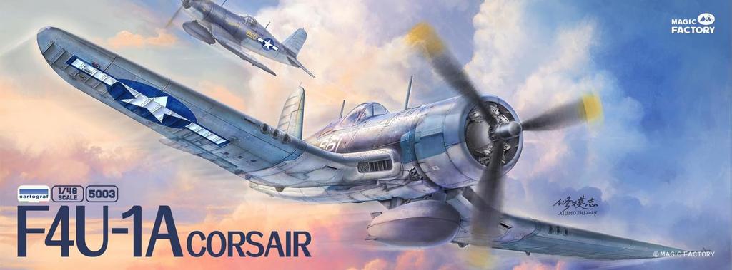 Пластиковая модель американского самолета Vought Corsair Magic Factory MGF5003 1/48 F4U-1A