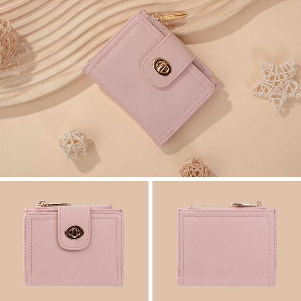 Короткий кошелек на молнии, маленькие женские кошельки, новый держатель для карт для женщин