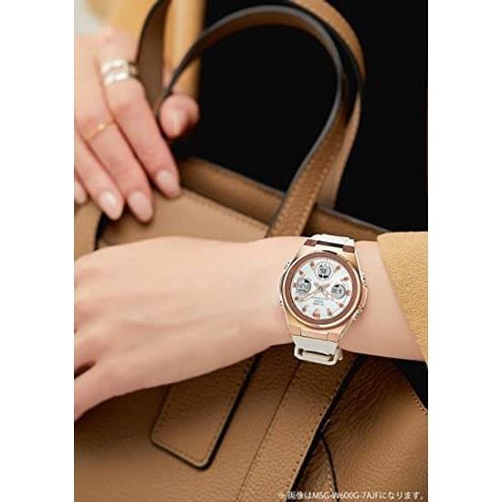 Наручные часы Casio Baby-G Оригинальный японский продукт Радиоуправляемые с питанием от солнечной энергии MSG-W600G-1AJF Женские Черные