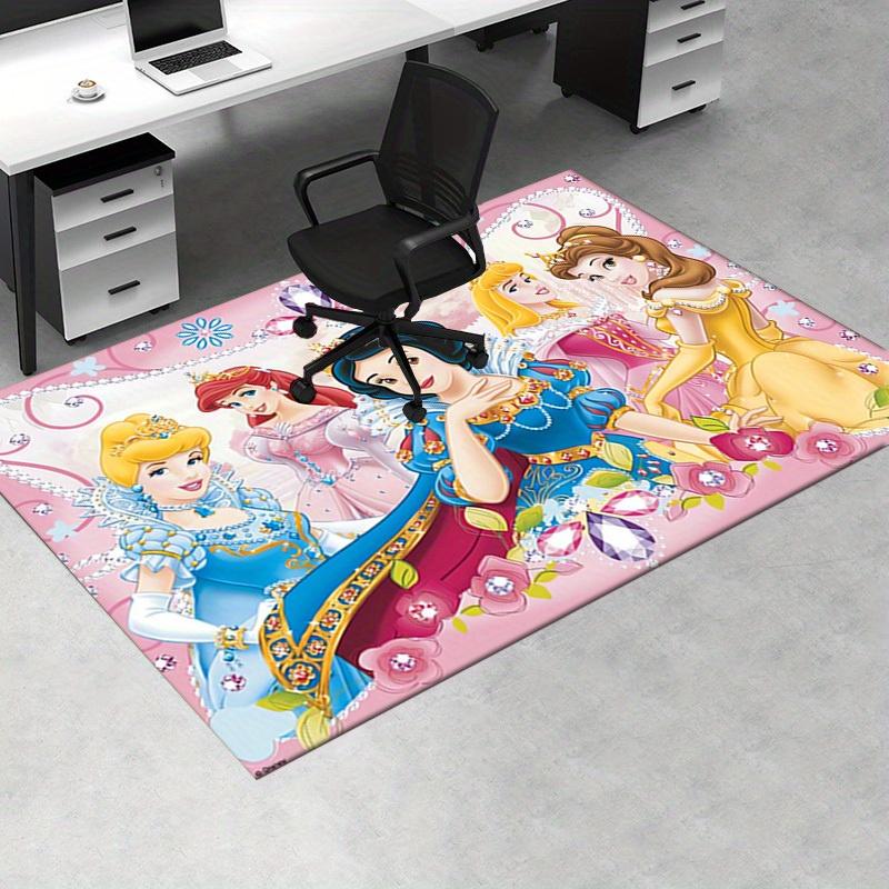 Office Carpet, Under Chair Rug, Home Decor, Disney Princess Decor, Girls Room Decoration, Fairy Tale Flooring, Soft and Comfortable Mat, Per
