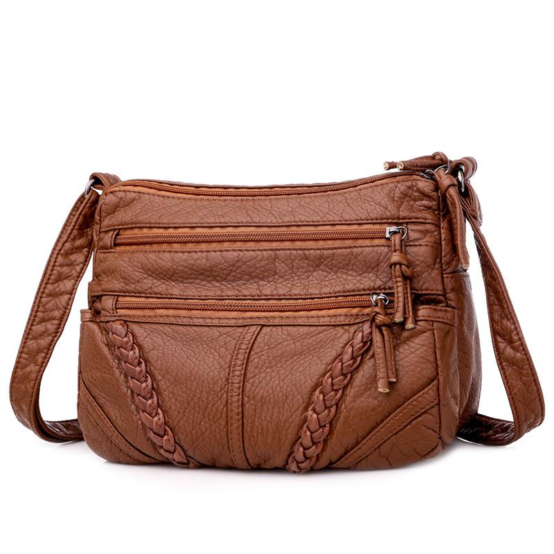 New Fashion Soft PU Leather Bags Women Shoulder Bags Luxury Handbags Women Bag Designer Crossbody Bags for Women Casual Messenger Bag
