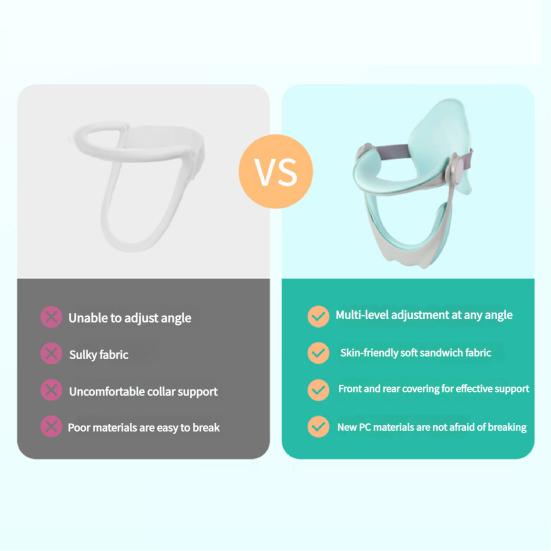 Adjustable Cervical Traction Device Neck Support Brace Pain Relief Posture Corrector Stretcher Spine Protector for Neck Pain Relief