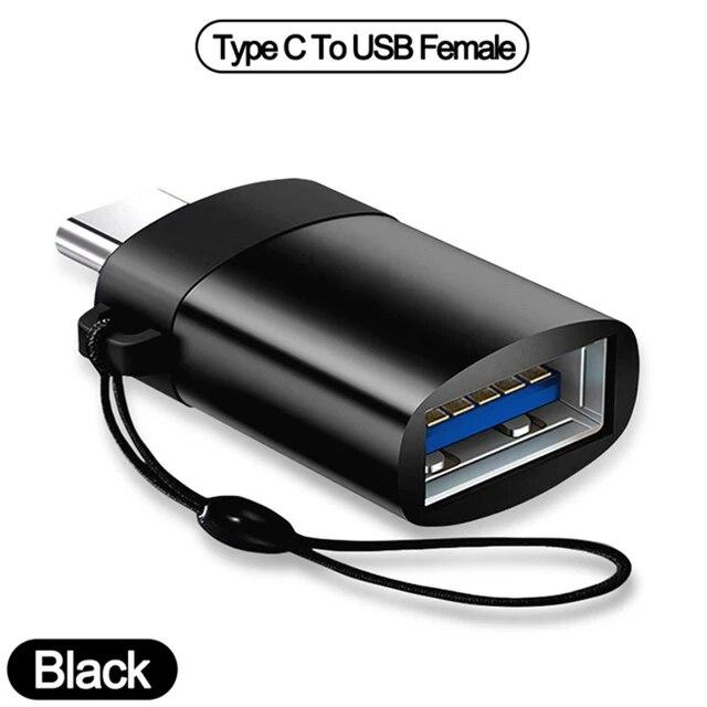 Адаптер OTG типа C-USB 3,0, конвертер Micro USB-USB для Macbook Samsung S20 Xiaomi Huawei Redmi OTG, разъем для телефонов, конвертеры