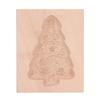 Carved Wooden Cookies Cutter Mold Kitchen Gingerbread Biscuit Press Stamp Embossing Mould Christmas Tree Shape