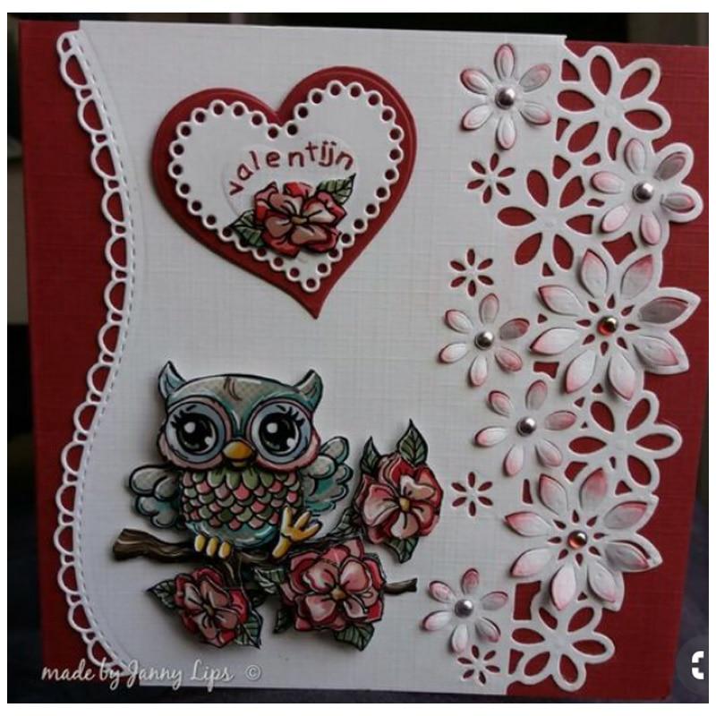 Stamps Scrapbooking Metal Die Flower Border Etched Cutting Dies Cut Album Photo Craft Embossing