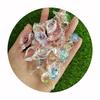 Transparent Luminous Shell with Hole on Top Resin Charms Glow in Dark Conch for DIY Pendant Bracelet Jewelry Key Chain Making