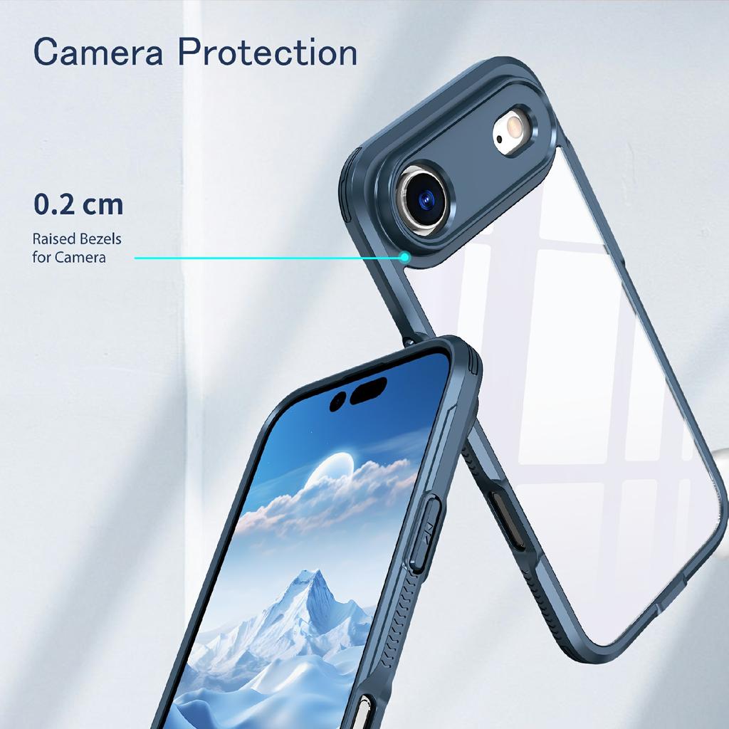 Для iPhone Air Case Ультратонкий ТПУ ПК Прозрачная Задняя Крышка Телефона