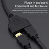 Разветвитель HDMI 1 в 2 HD 1080P, 1 штекер на 2 гнезда HDMI, кабель-переходник HDTV для ноутбука, ТВ-приставки, монитора