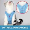 Adjustable Anti-Escape Small Pet Belt Kitten Harness Light Breathable Soft Pet Vest Wiring Harness Traction Belt Kitten Walking
