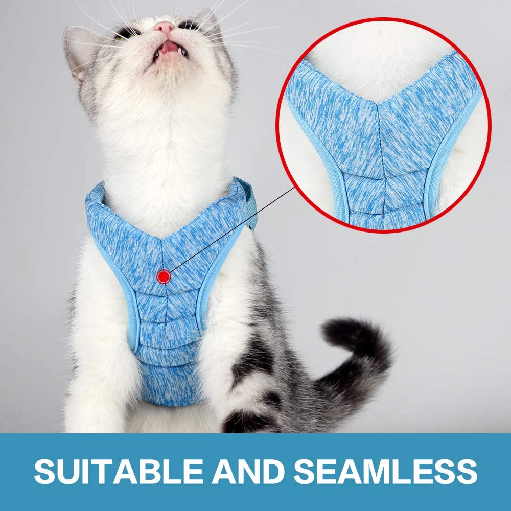 Adjustable Anti-Escape Small Pet Belt Kitten Harness Light Breathable Soft Pet Vest Wiring Harness Traction Belt Kitten Walking