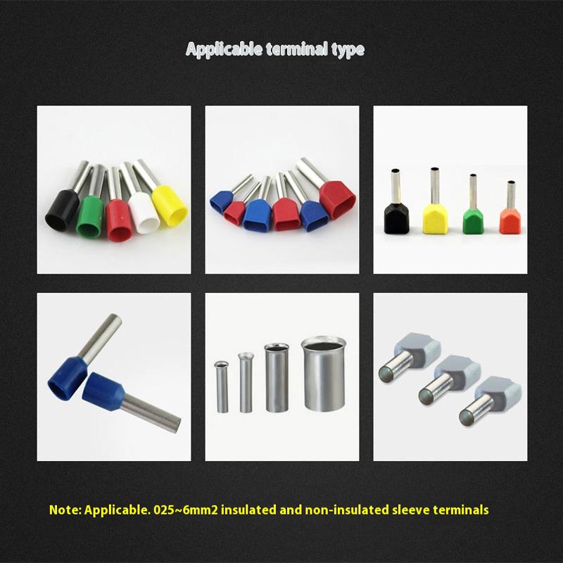 HSC8 6-4A Клещи для обжима трубчатого типа Клещи для быстрой прокладки проводов Клещи для обжима штыревых клемм TE