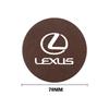 2026 Hot Interior Stickers 2Pcs Leather Coaster Anti-slip Water Cup Pad Mat For Lexus IS250 IS200 CT200h GS300 LS430 RX450h LX57