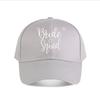 Bride Squad Diamond Ring Bachelorette Baseball Cap Fashion Unisex Sunhat Womens Outdoor Sports