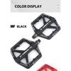 TANKE Bike Pedals Non-Slip Nylon MTB/Road Bicycle Pedals Bearing Cycling Footrest Black/Red/Gray/Orange