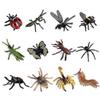 12-Piece Mini Insect Toy Set  Lifelike Cognitive Learning Toys for Kids