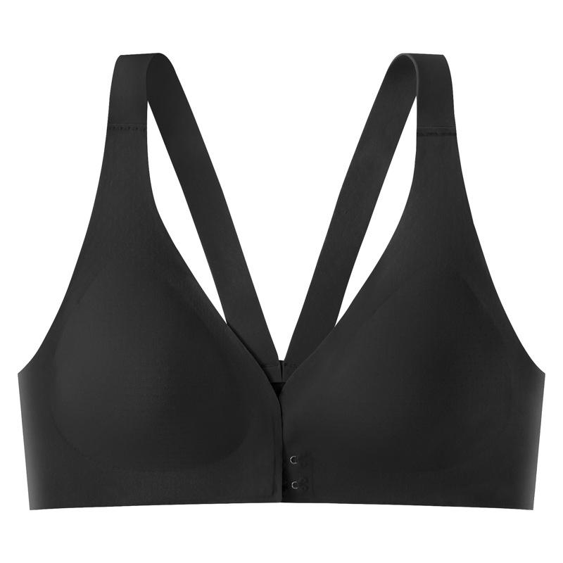 Sexy Bras for Women Front Closure Deep V Bra Push Up Brassiere Wireless Seamless Bralette Thin Cup Ladies Lingerie