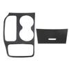 Carbon Fiber Car Gear Shift Panel Cover Trims For Jeep Grand Cherokee 16-18