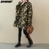 DIMANAF Женские пальто Новые большие размеры Зимние новые кашемировые куртки Пальто Парка с рождественским узором и принтом Дизайн Теплая флокированная верхняя одежда больших размеров
