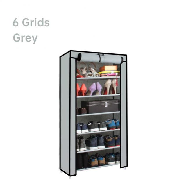 Multi-ayer Shoe Rack Removable Storage Shelf Space-saving Shoe Modern Shoes Organizer Stand Holder Home Furniture Shoe Cabinet