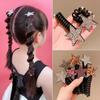 Rhinestone Star Hair Tie Ponytail High Elastic Durable Scrunchies Hair Bands For Girl Hair Ropes Hair Accessories