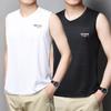 Мужские майки из ледяного шелка, нижнее белье, мужская майка, прозрачные рубашки, мужские дышащие футболки с сеткой для фитнеса и бодишейпера