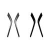 Car Front Bumper Air Vent Trim Spoiler For BMW 5 Series G60 G61 i5 M Sport 2024+ Canards Blade Side Splitter Stickers Cover