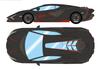 EIDOLON Lamborghini FKP 37 2019 с отделкой Nero Модель 1/43 Полосы Sián, Nemesis,