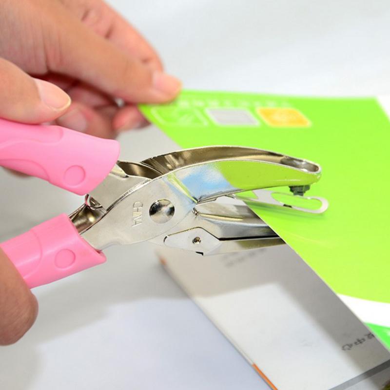 Ручной перфоратор для бумаги с отверстиями различных форм, дырокол для одного отверстия