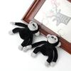 Adorable Small Plush Gorilla Keychain Soft Toy Black Stuffed Animal 12cm