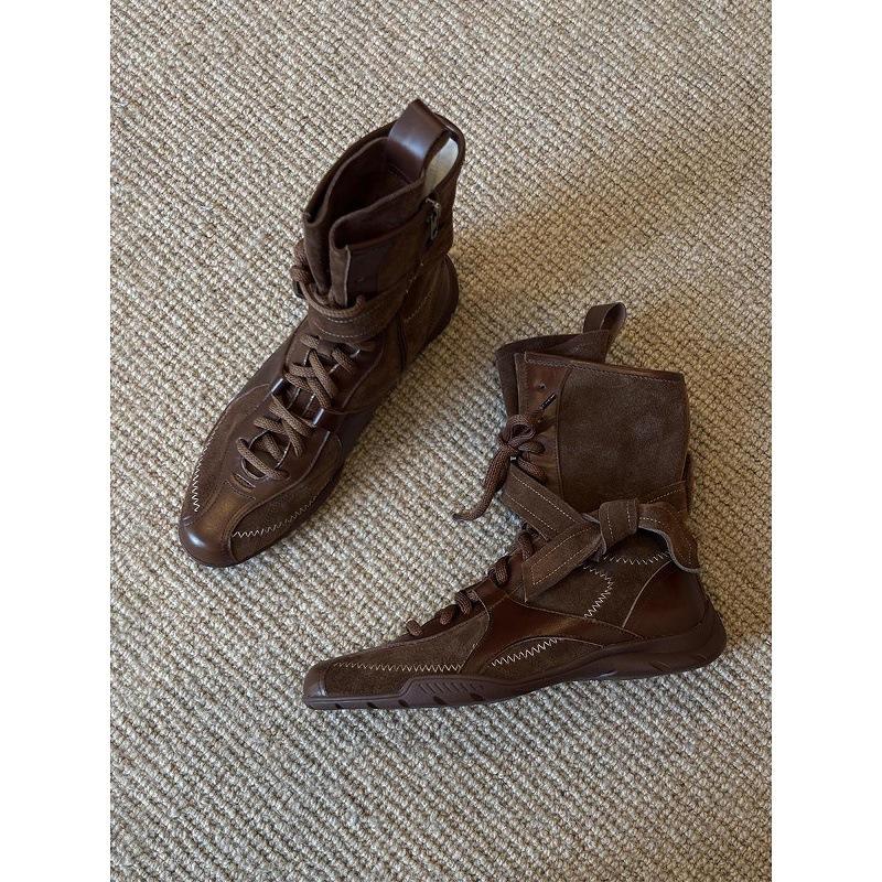 Версия из овчины, ретро, круглый носок, красивые боксерские спортивные ботинки, внутренняя высота увеличивающая и тонкие ботинки Мартин, универсальные модные короткие ботинки