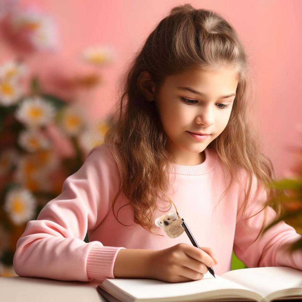 16 Pieces Koala Clip, Kangaroo Pencil Buddy Buddy Koala Clip On Small Stuffed Koala Pencil Toppers Animal Bear Plush Pencil Hungers Claw Clips for