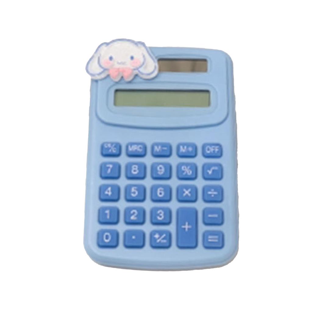 Cartoon Calculator Multifunctional Handheld Small Pocket Calculator with LED Display for Desktop Off