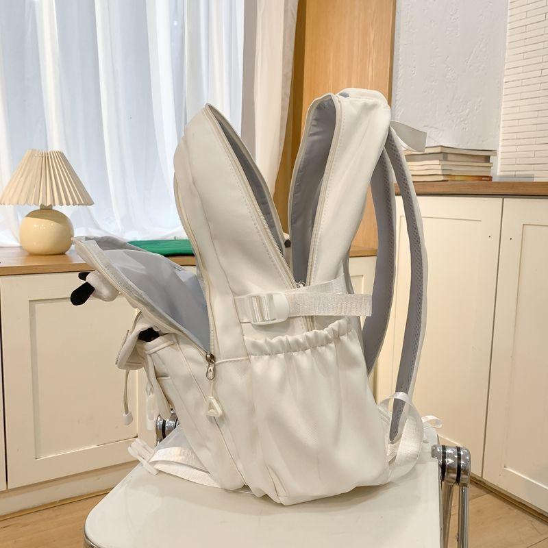 1pcs / 2 Pcs School Bags for Teenage Girls Red Alphabet Cute Gift Students Bookbag Letters Travel Waterproof Bagpack