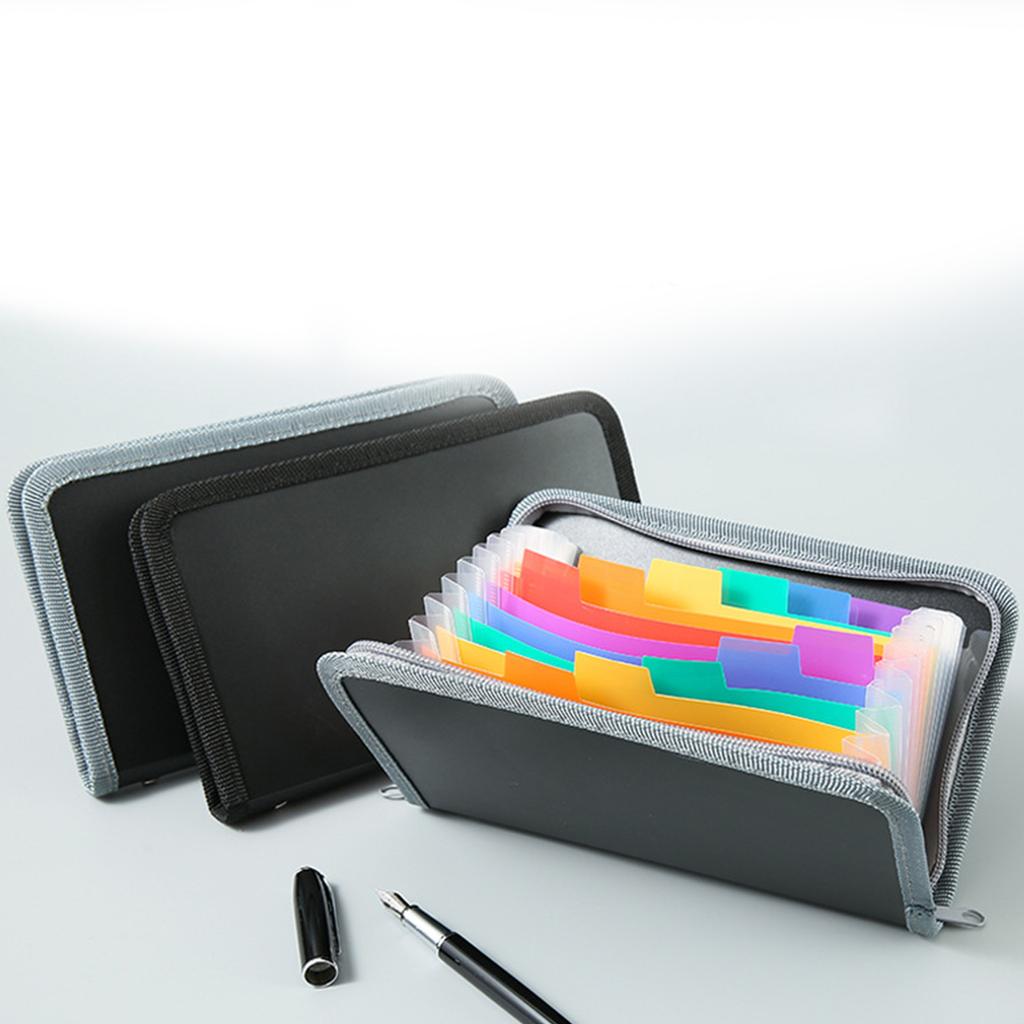 13 карманов Органайзер для чеков и купонов Кошелек для чеков Маленькая расширяемая папка-аккордеон Маленькая папка-гармошка Застежка-молния