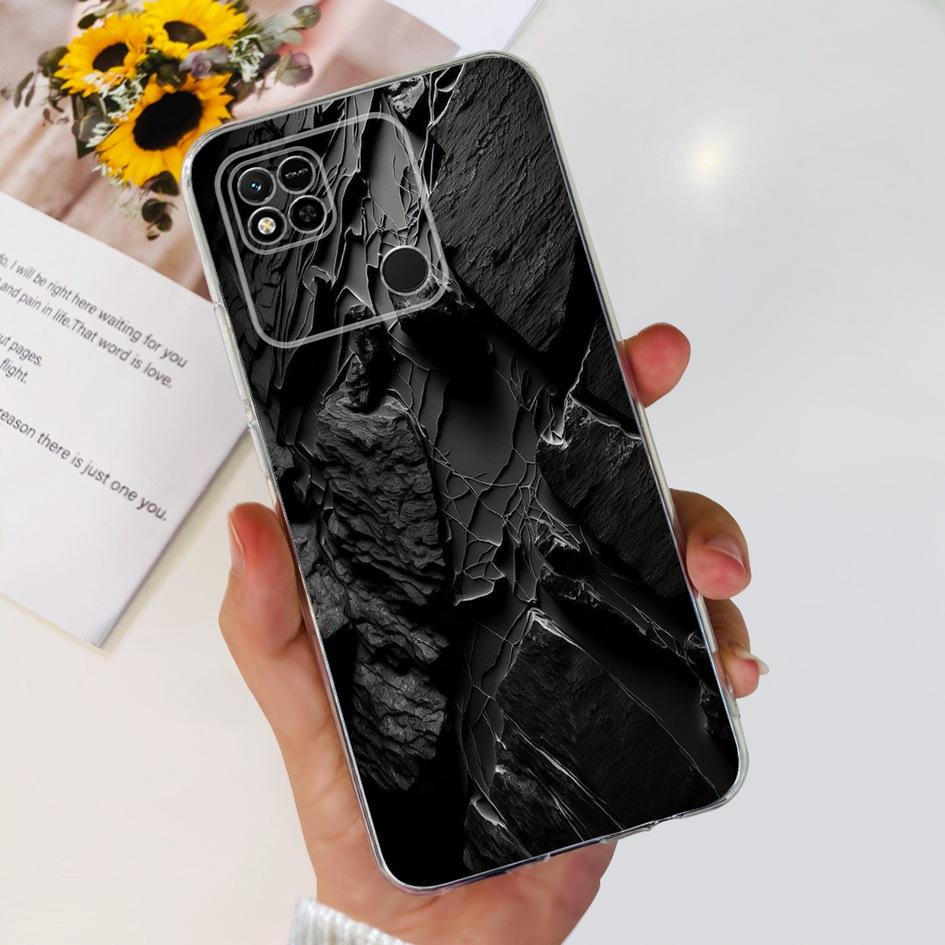 For Xiaomi Redmi 10A Case New Fashion Flower Butterfly Transparent Silicone Cover For Xiomi Redmi 10A Funda Redmi10a 10 A Bumper