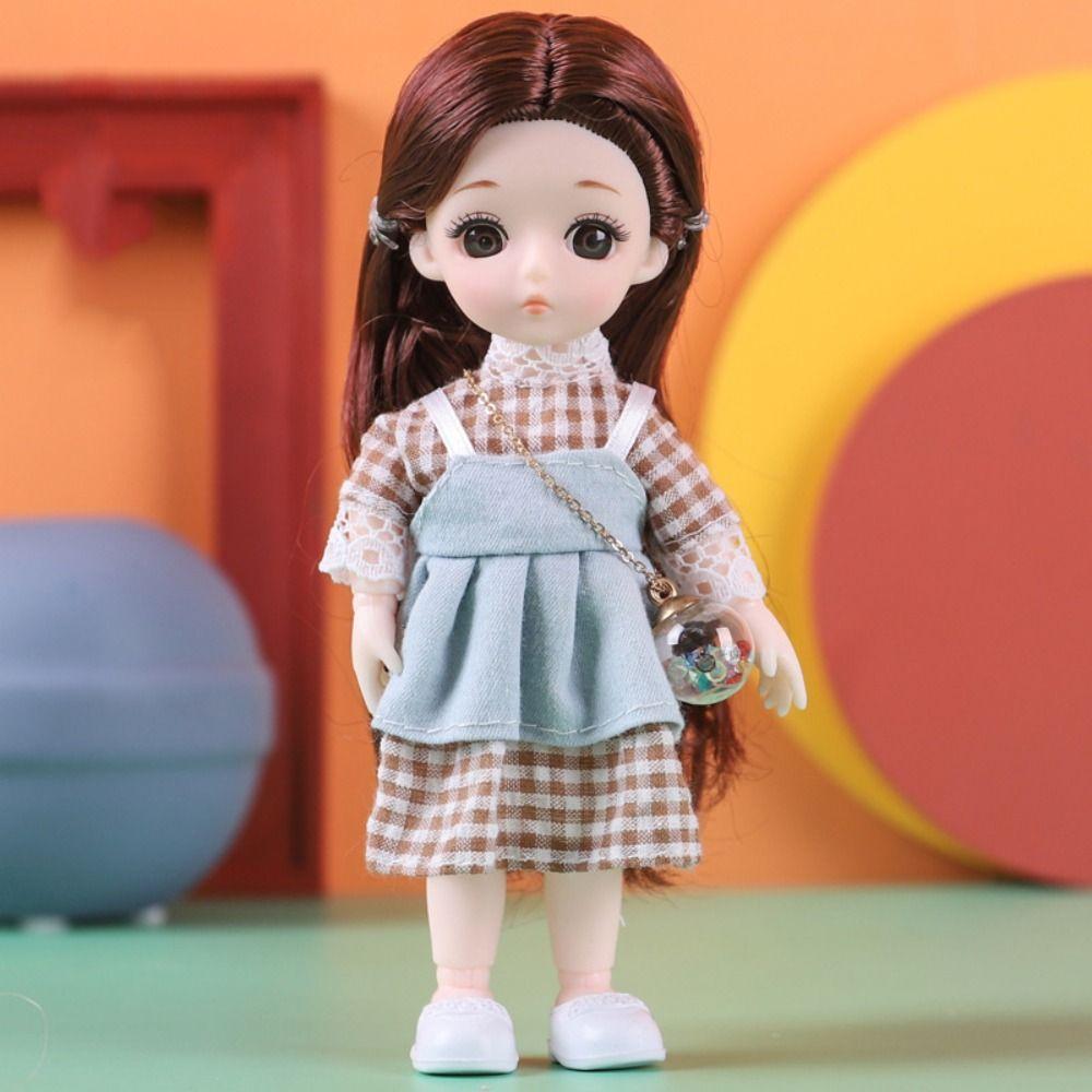 Одеваем куклы BJD 13 подвижных суставов Съемные суставы Кукла Имитация глаз Шарнир Кукла Девочки Подарки