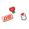 G Bits Red And Heart 3 Pack